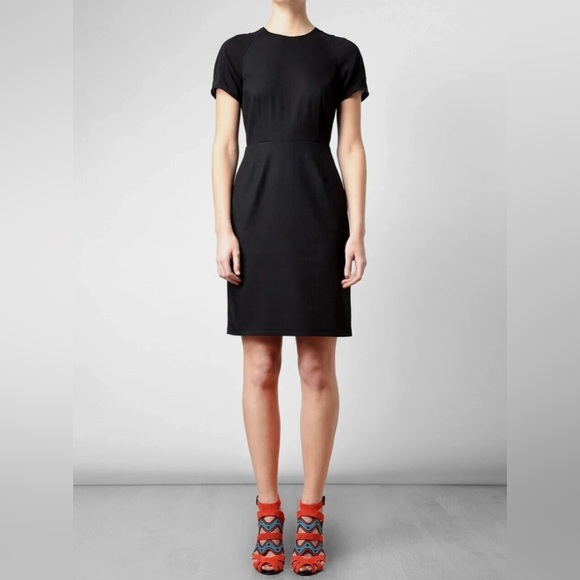 Acne Black Midi Dress
